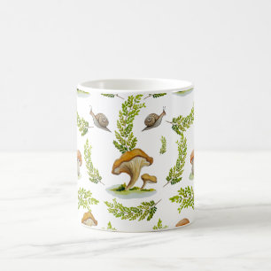Mug Motif de champignons d'aquarelle mignonne