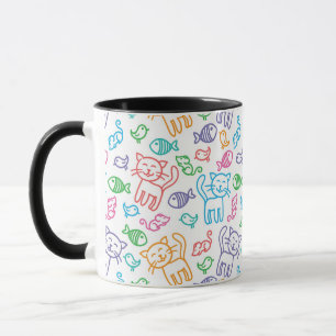 Mug motif de chat