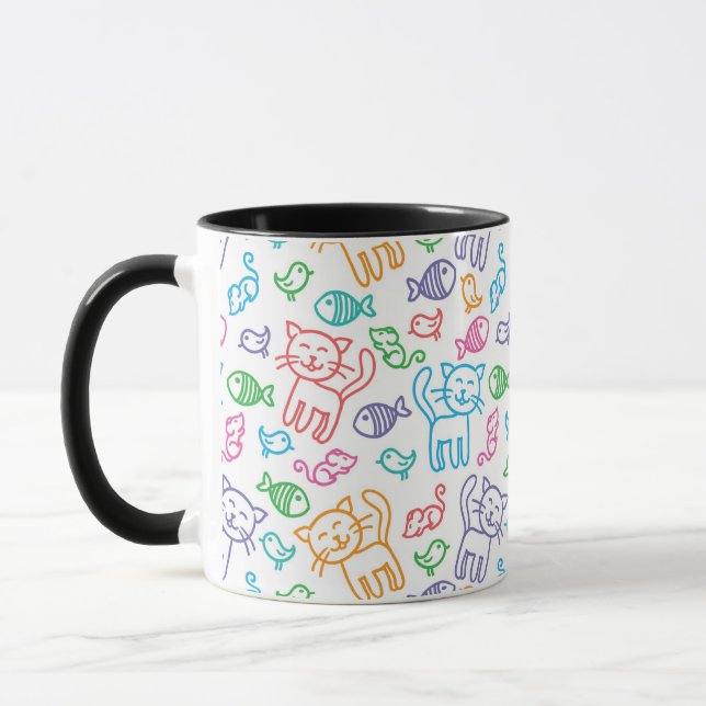Mug motif de chat (Gauche)