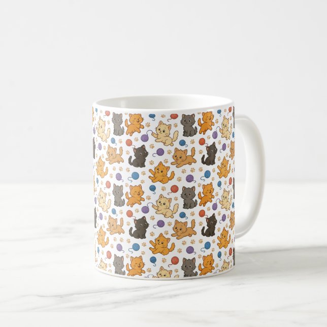 Mug Motif de chat mignon (Devant droit)