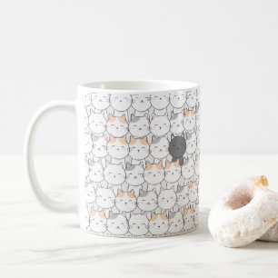 Mug Motif de chat mignon kawaii coloré pour les amateu