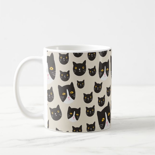 Mug Motif de chat sans joint/ (Gauche)