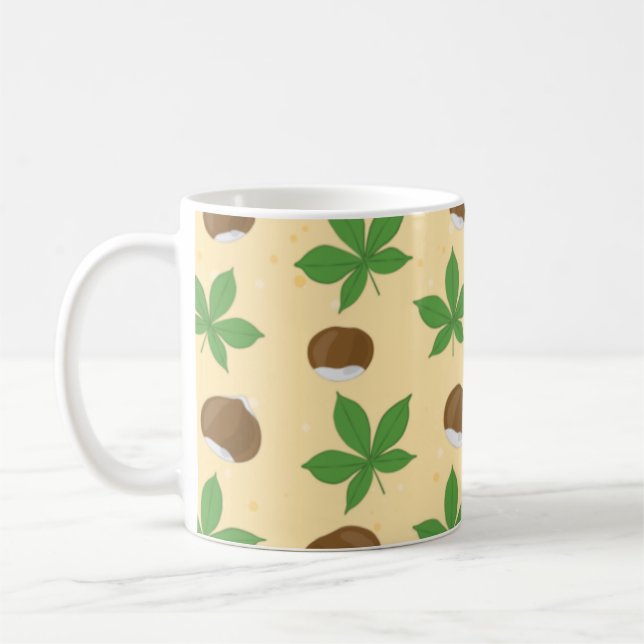 Mug Motif de châtaignes - Influence d'automne (Gauche)