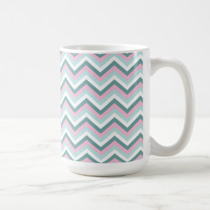 Mug Motif de Chevron de brume d'océan