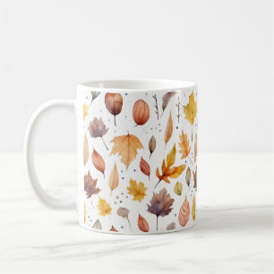 Mug Motif de chute aquarelle