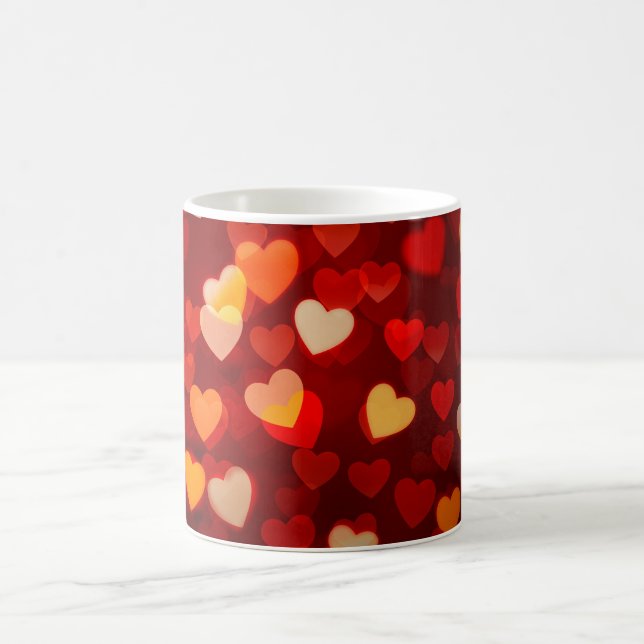 Mug Motif de cœur de la Saint-Valentin romantique (Centre)