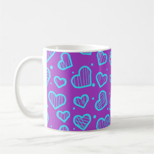 Mug Motif de cœurs - Inspiré de la Saint-Valentin
