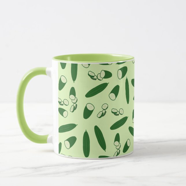 Mug Motif de concombre (Gauche)