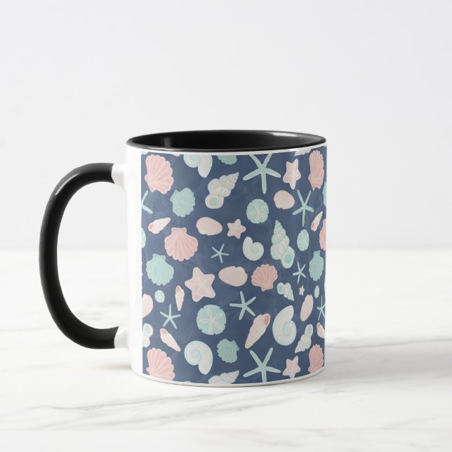 Mug motif de coquillages (Gauche)