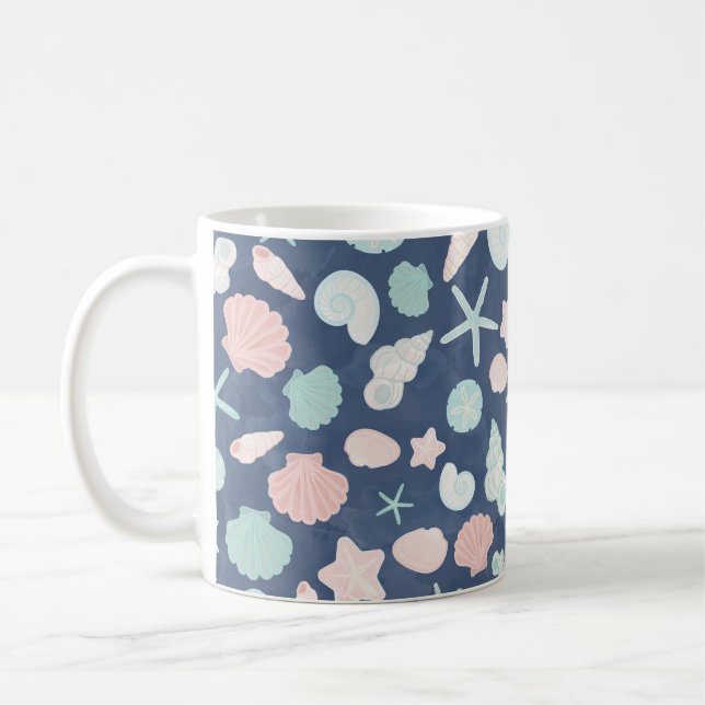 Mug motif de coquillages (Gauche)