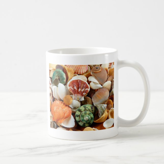 Mug Motif de coquillages colorés (Droite)