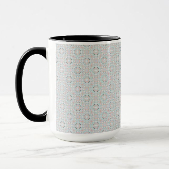 Mug Motif de coquillages en continu (Gauche)