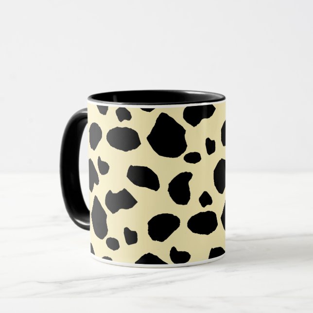 Mug Motif de couleur de peau d'animal de vache  (Devant gauche)