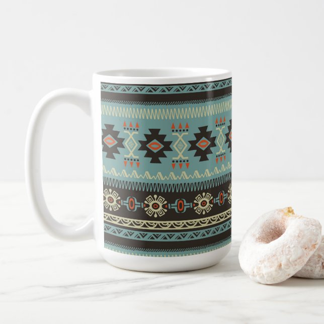 Mug Motif de couverture natif (Avec donut)
