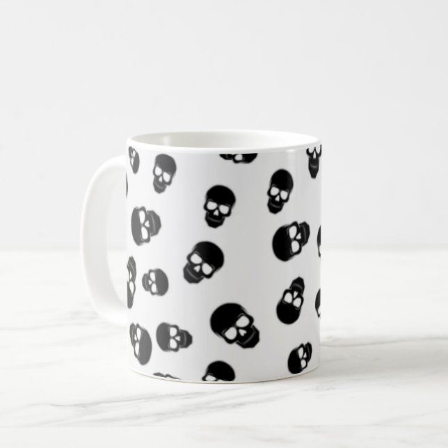 Mug Motif de crânes (Devant gauche)