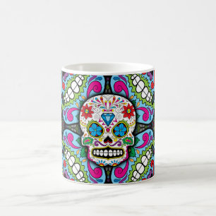 Mug Motif de crânes de sucre