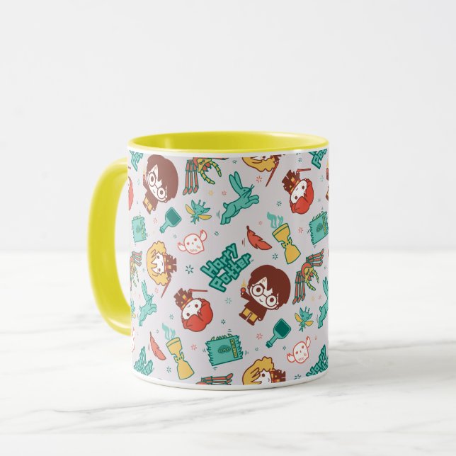 Mug Motif de créatures et de sorts de HARRY POTTER™ en (Devant gauche)