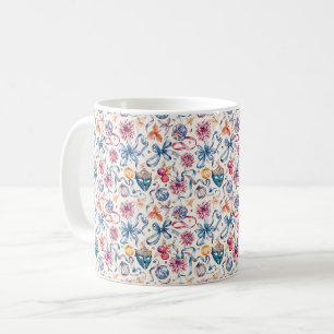 Mug Motif de croquis aquarelle vintage avec luxe Vene