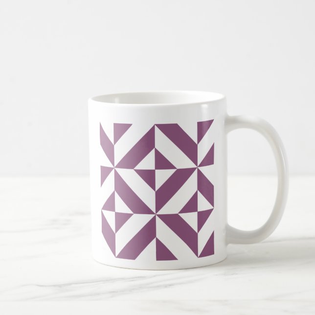 Mug Motif de cube géométrique cool (Droite)