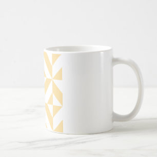 Mug Motif de cube géométrique Pale Melon