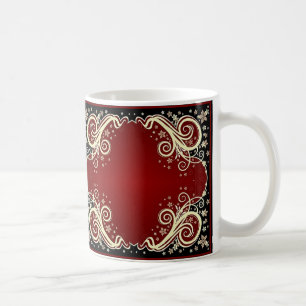 Mug Motif de défilement de styles classiques 