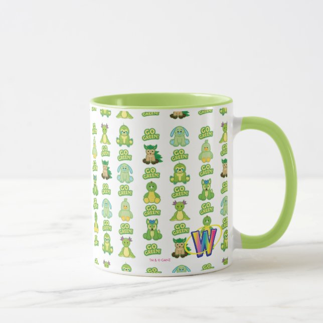 Mug Motif de devenez écolo de Webkinz (Droite)