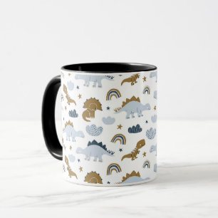 Mug Motif de dinosaure arc-en-ciel mignon