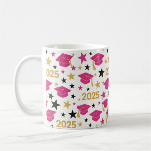 Mug Motif de diplôme d'or rose
