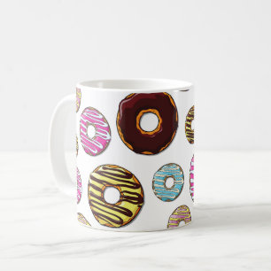 Mug Motif De Donuts, Donuts Colorés, Saupoudrages