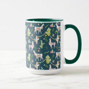 Mug Motif de drapeau de lama d'aquarelle