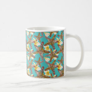 Mug Motif de fantaisie d'étoiles de mer