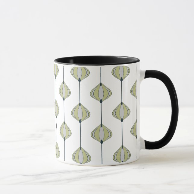 Mug Motif de feuilles (Droite)