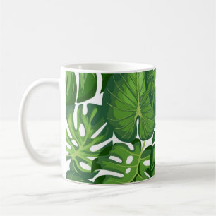 Mug Motif de feuilles