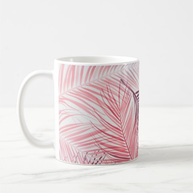 Mug Motif de feuilles (Gauche)