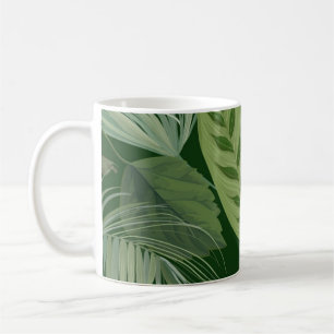 Mug Motif de feuilles