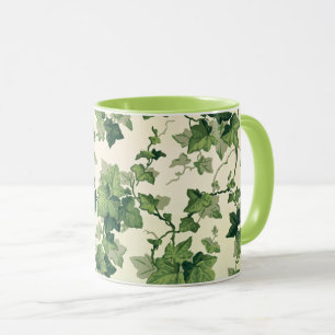 Mug Motif de feuilles de lierre torsadées