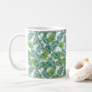 Mug Motif de feuilles de palmier modernes