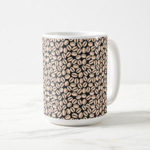 Mug Motif de fèves de café