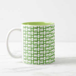 Mug - Motif de fil vert