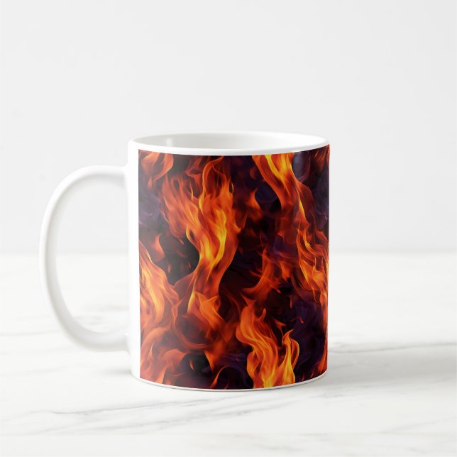Mug Motif de flammes (Gauche)