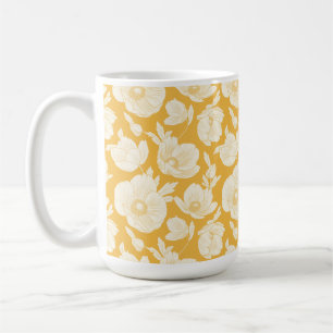 Mug Motif de fleur d'or