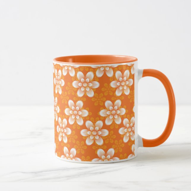 Mug Motif de fleurs (Droite)