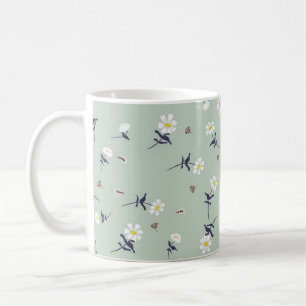 Mug Motif de fleurs