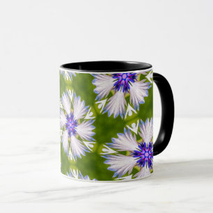 Mug Motif de fleurs blanches
