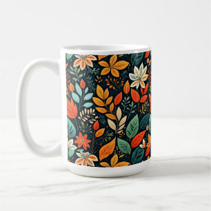 Mug Motif de fleurs exotiques florales