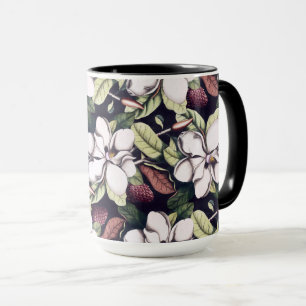 Mug Motif de fleurs Magnolia