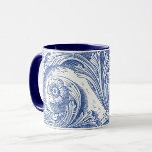 Mug Motif de fleurs Vintages