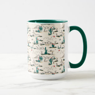 Mug Motif de floraison de Succulents