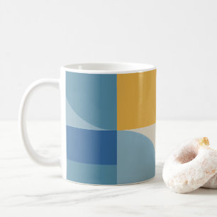 Mug Motif de formes abstraites de géométrie moyenne