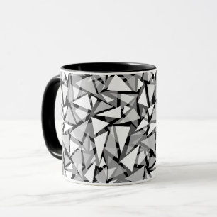 Mug motif de formes de triangles géométriques